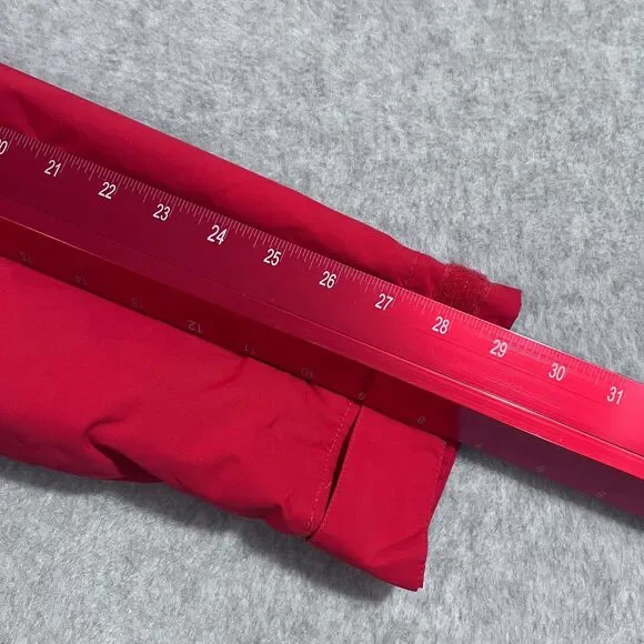 Burton Dry Ride Ski Snowboard Jacket Youth XL 18 Tiger Stripe Red Black - Picture 7 of 8